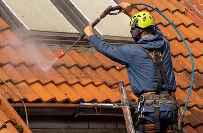 Démoussage et hydrofuge de toiture à Sainte-Sève